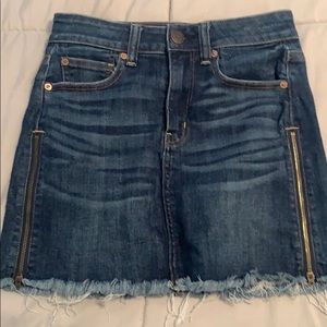 Blue jean skirt